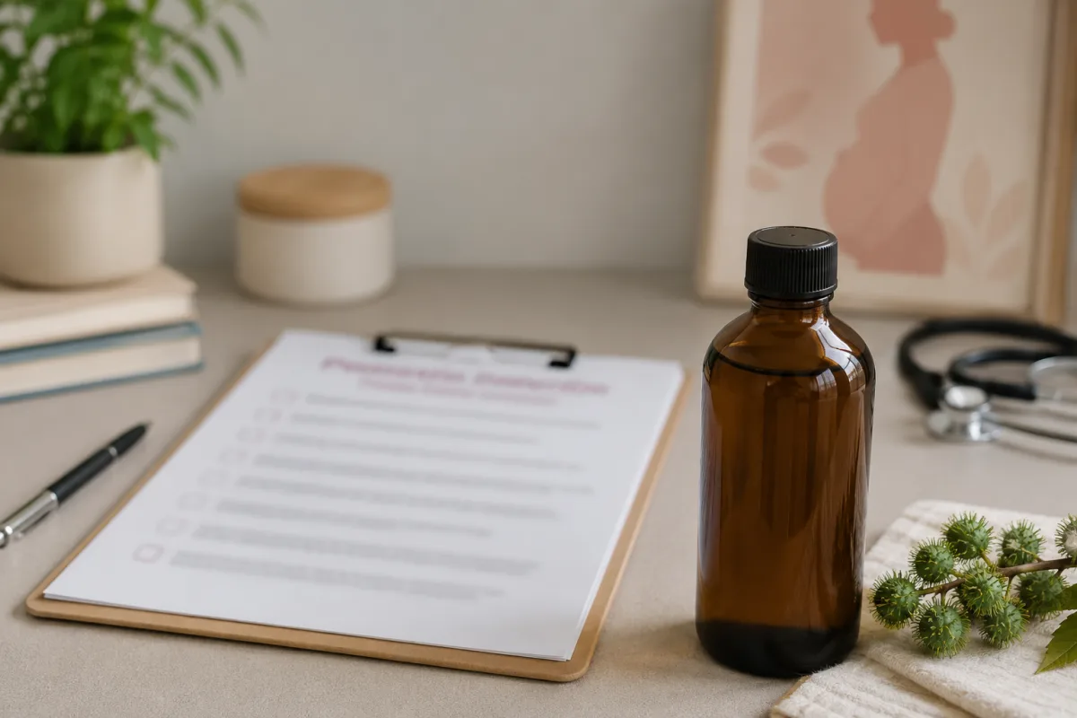 Castor oil labor myth caution notes
