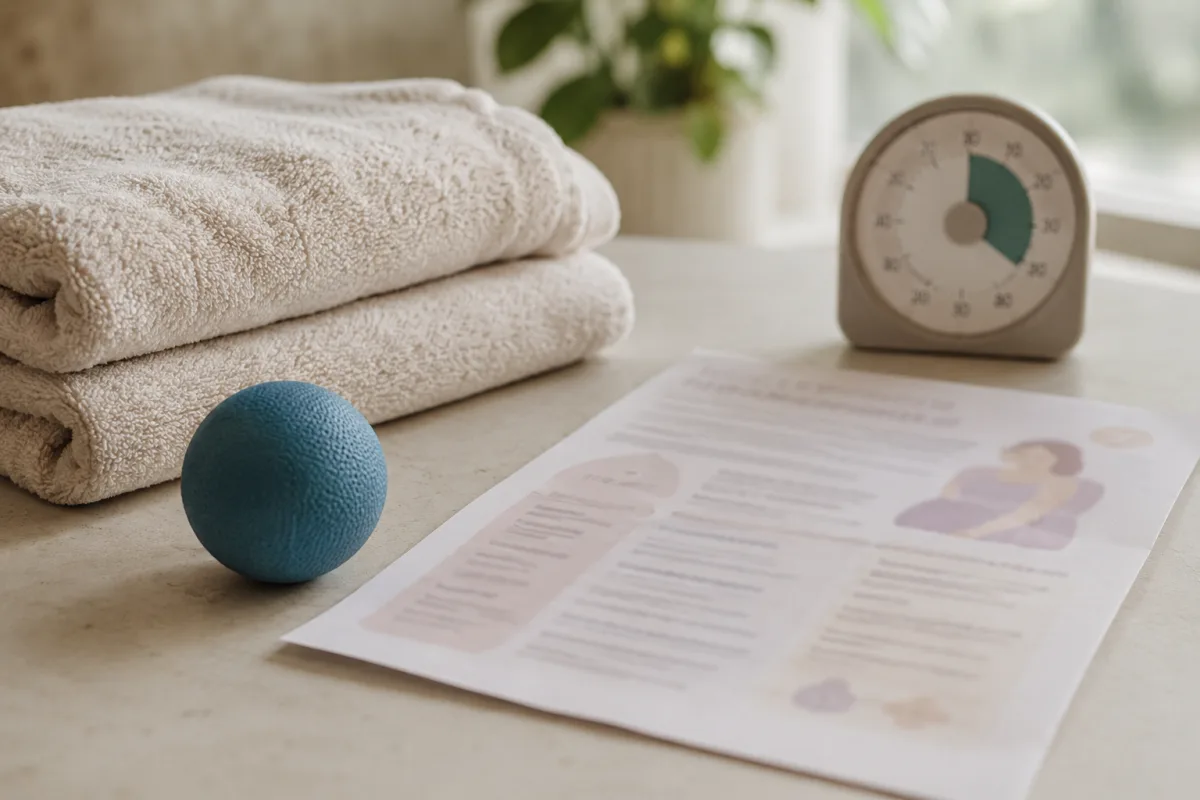 Comfort touch practice for Lamaze coach
