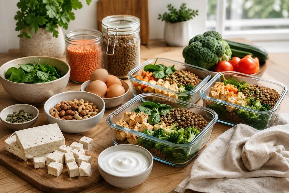 Vegetarian pregnancy protein foods