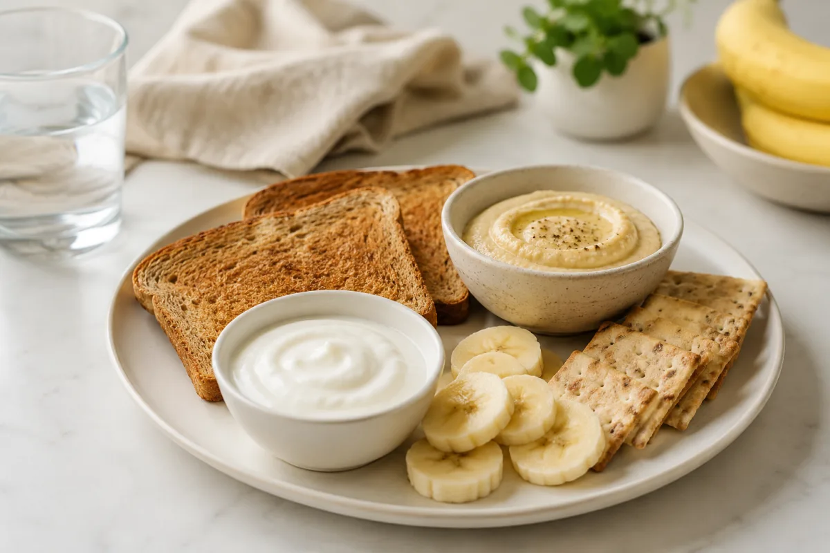 Vegetarian nausea-friendly pregnancy snacks