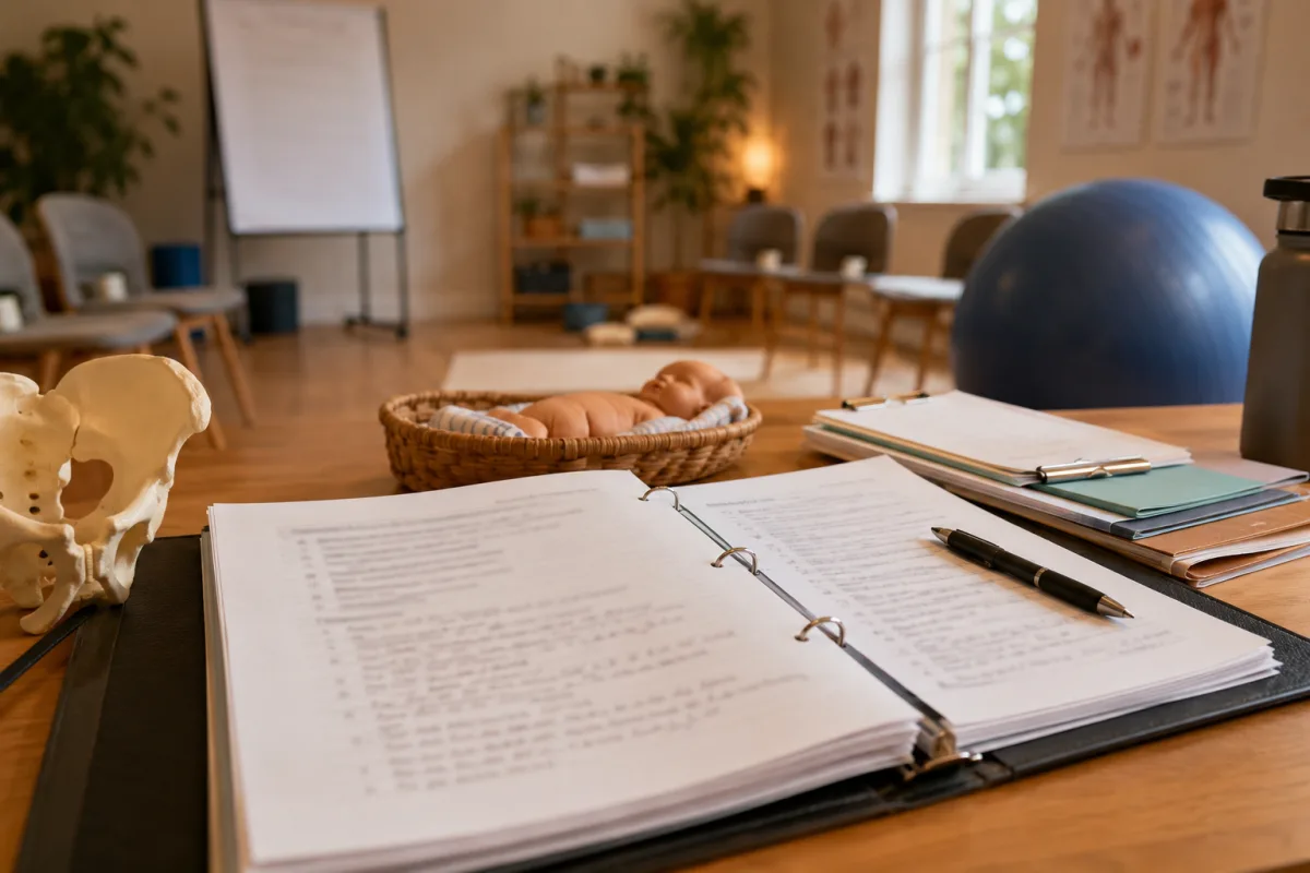Childbirth educator certification planning