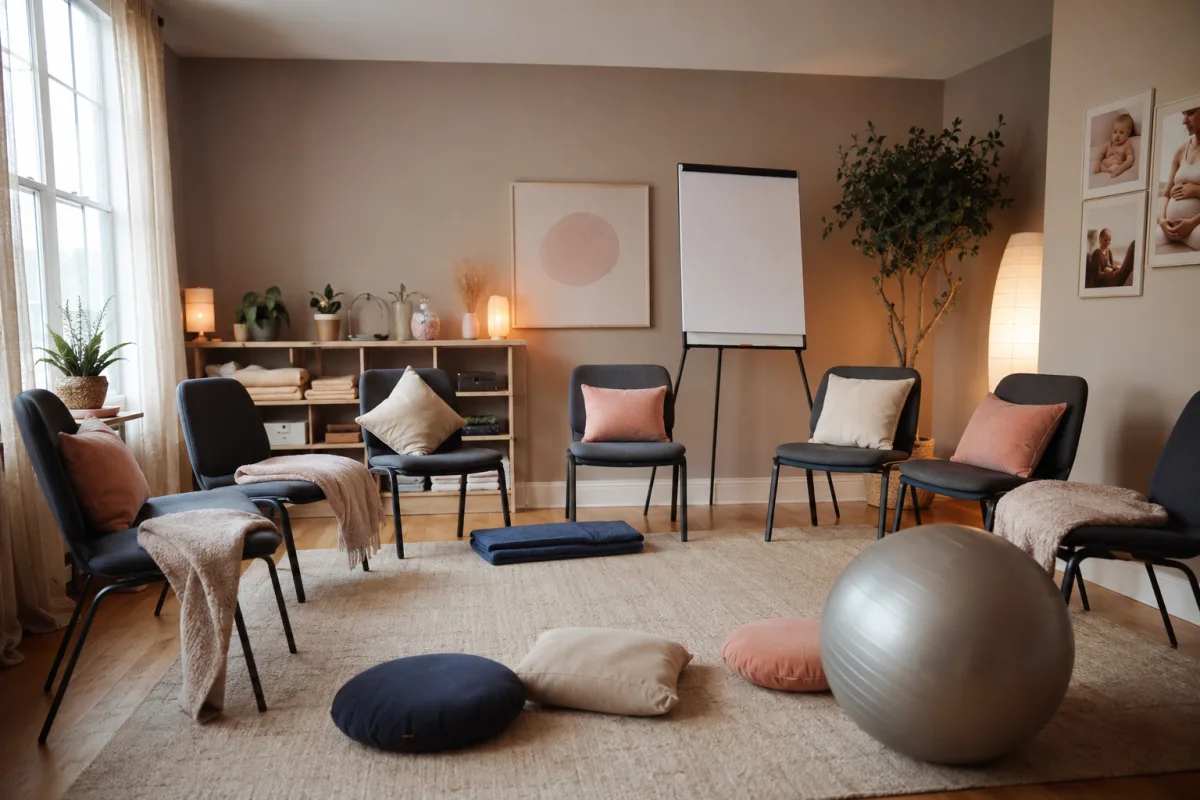 Practice teaching childbirth class