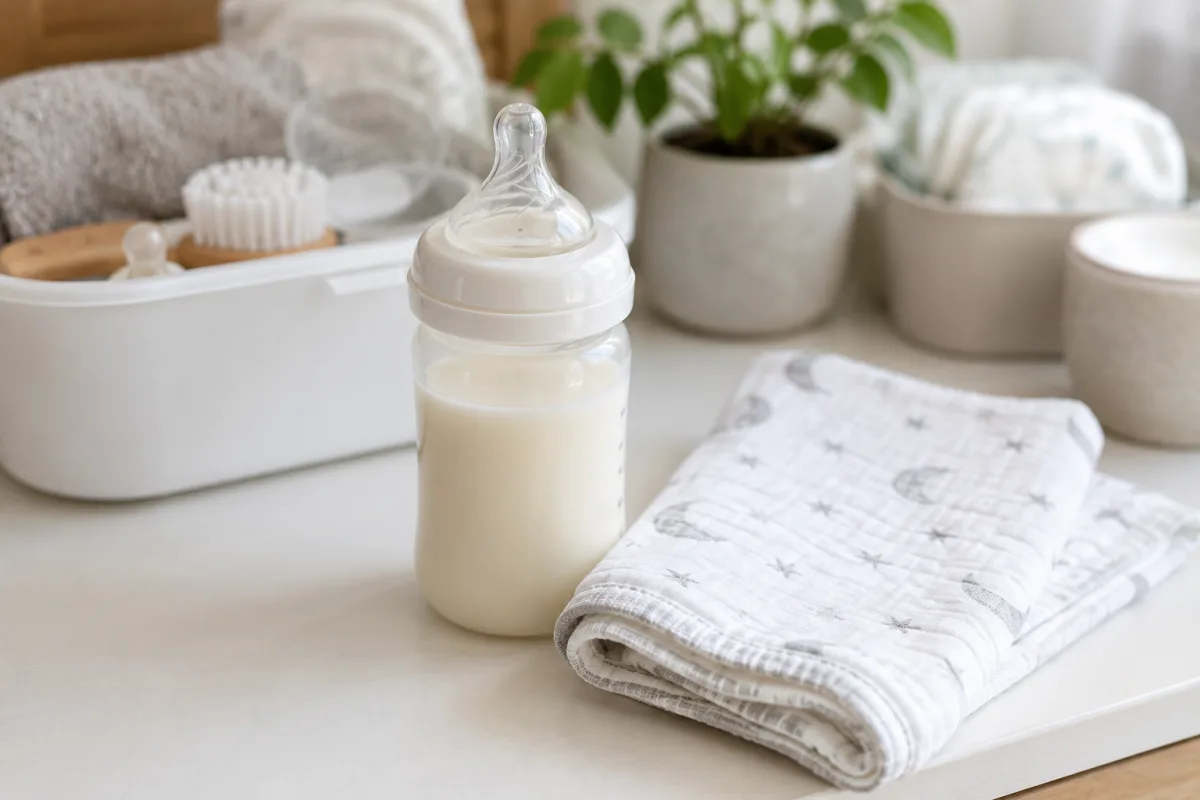 safe bottle feeding setup