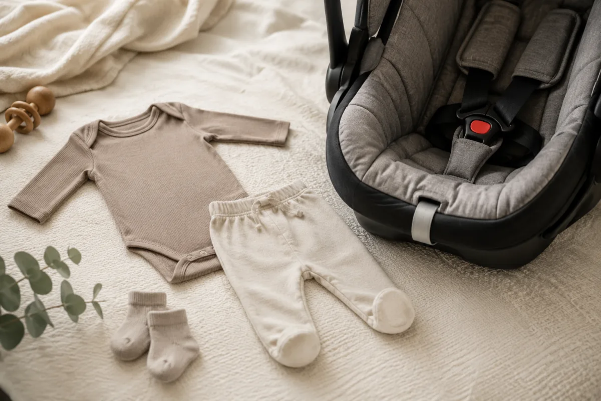 Newborn going home outfit