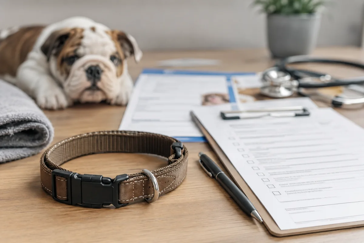 English Bulldog puppy health records and breeder questions