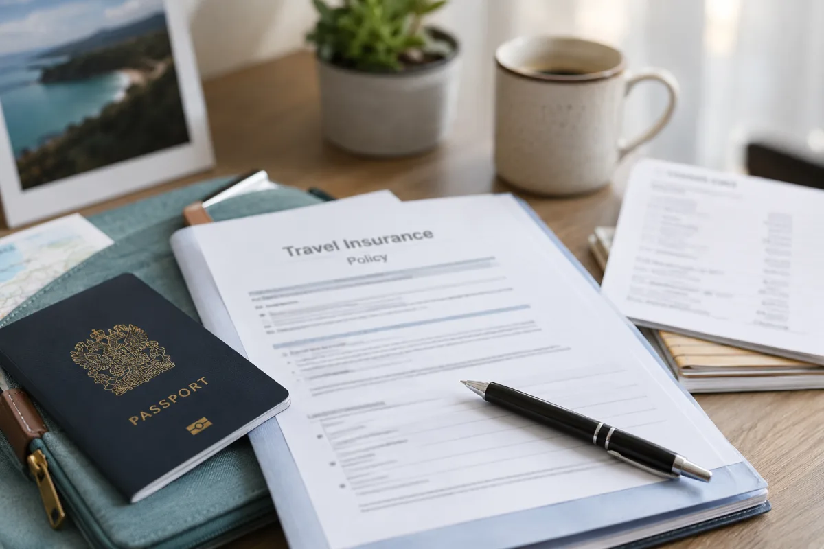Trip insurance coverage notes
