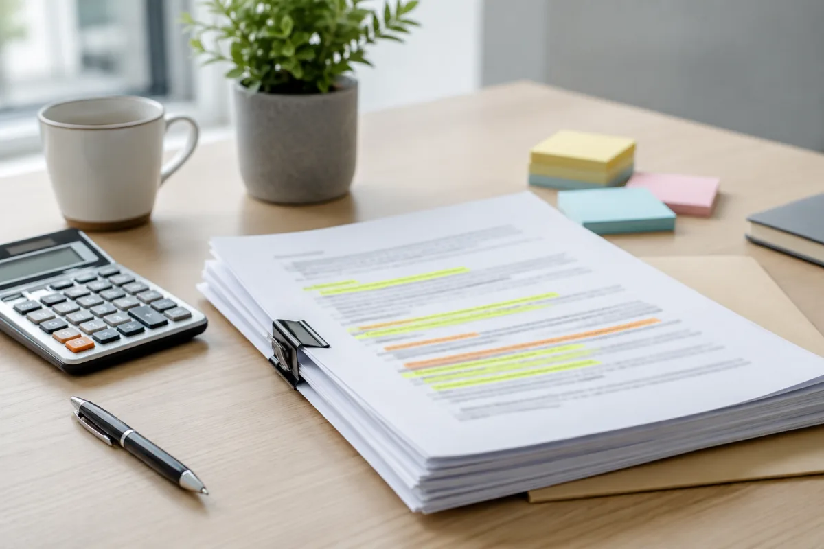 Surrogacy insurance review paperwork
