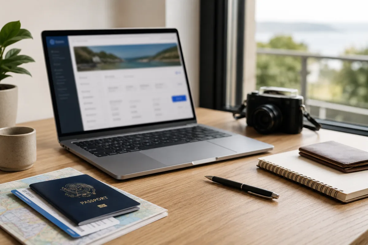 Travelocity trip details checklist