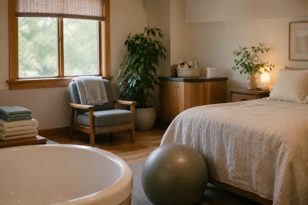 Birth center room tour checklist