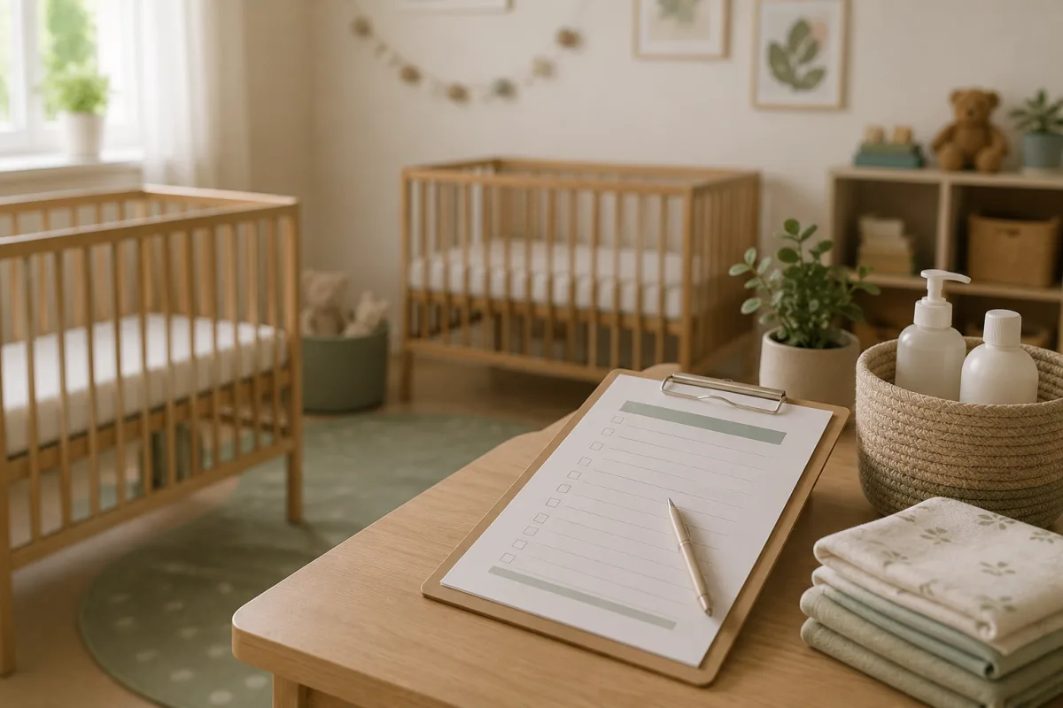 Infant childcare room supervision