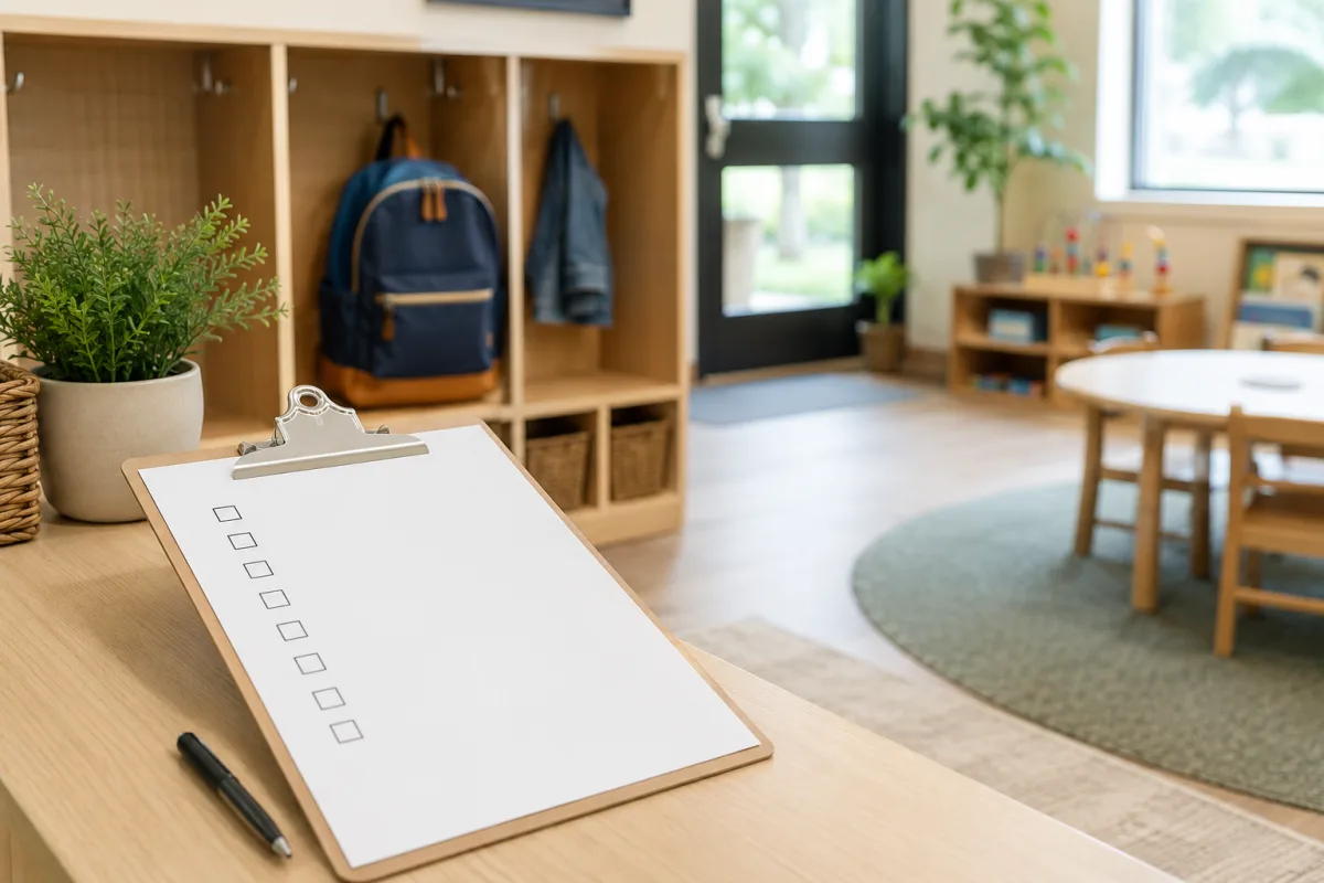 Daycare visit checklist