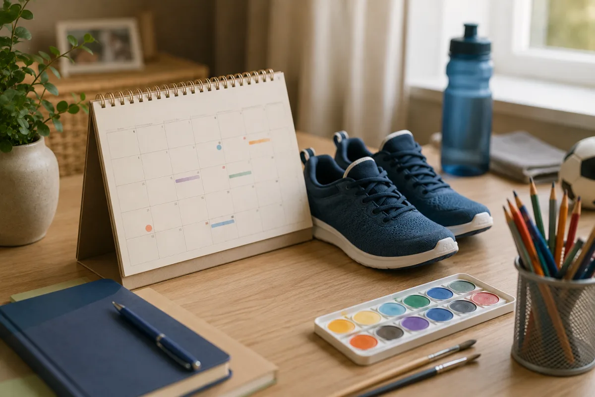 Child activity schedule review