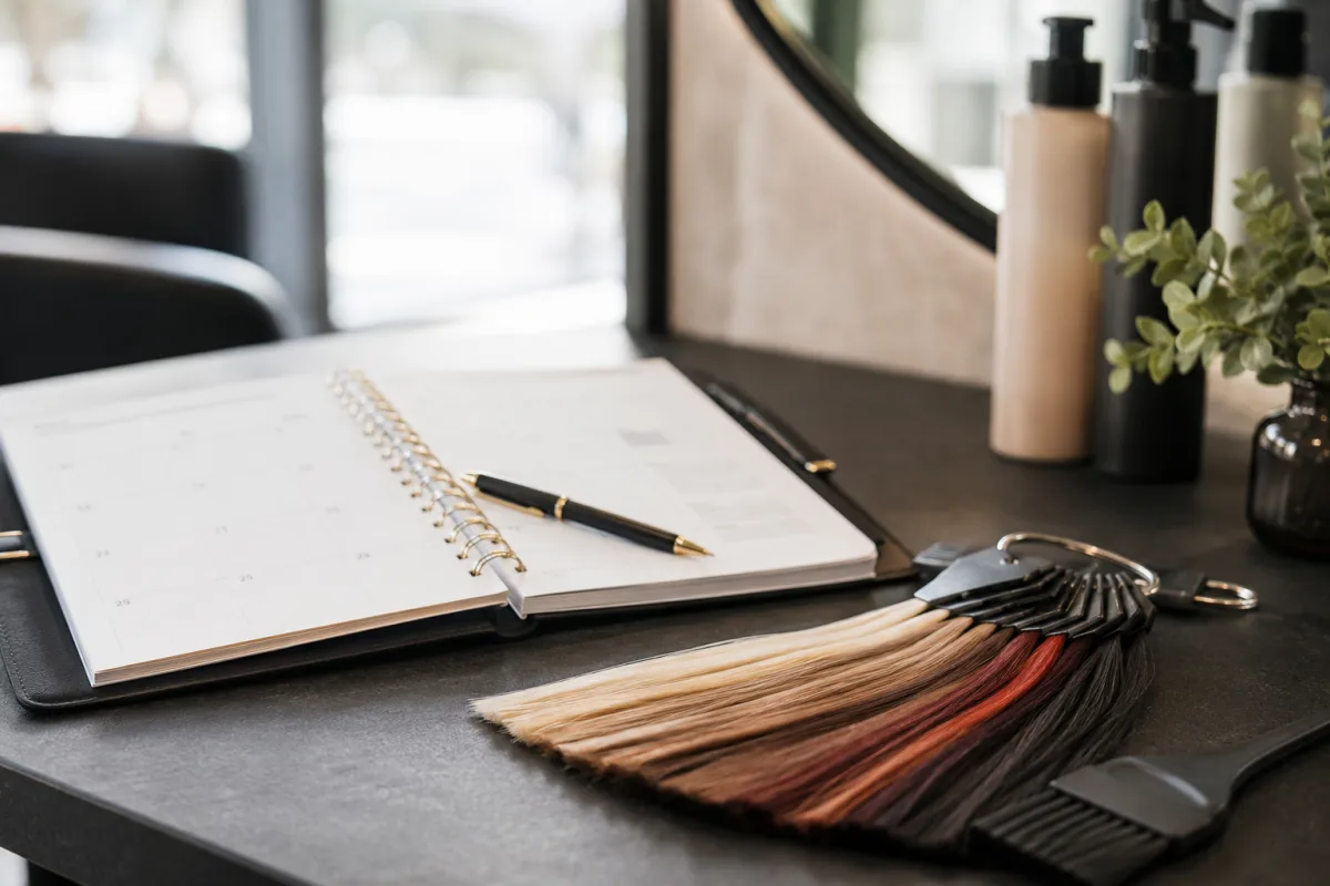 Pregnancy hair color timing plan