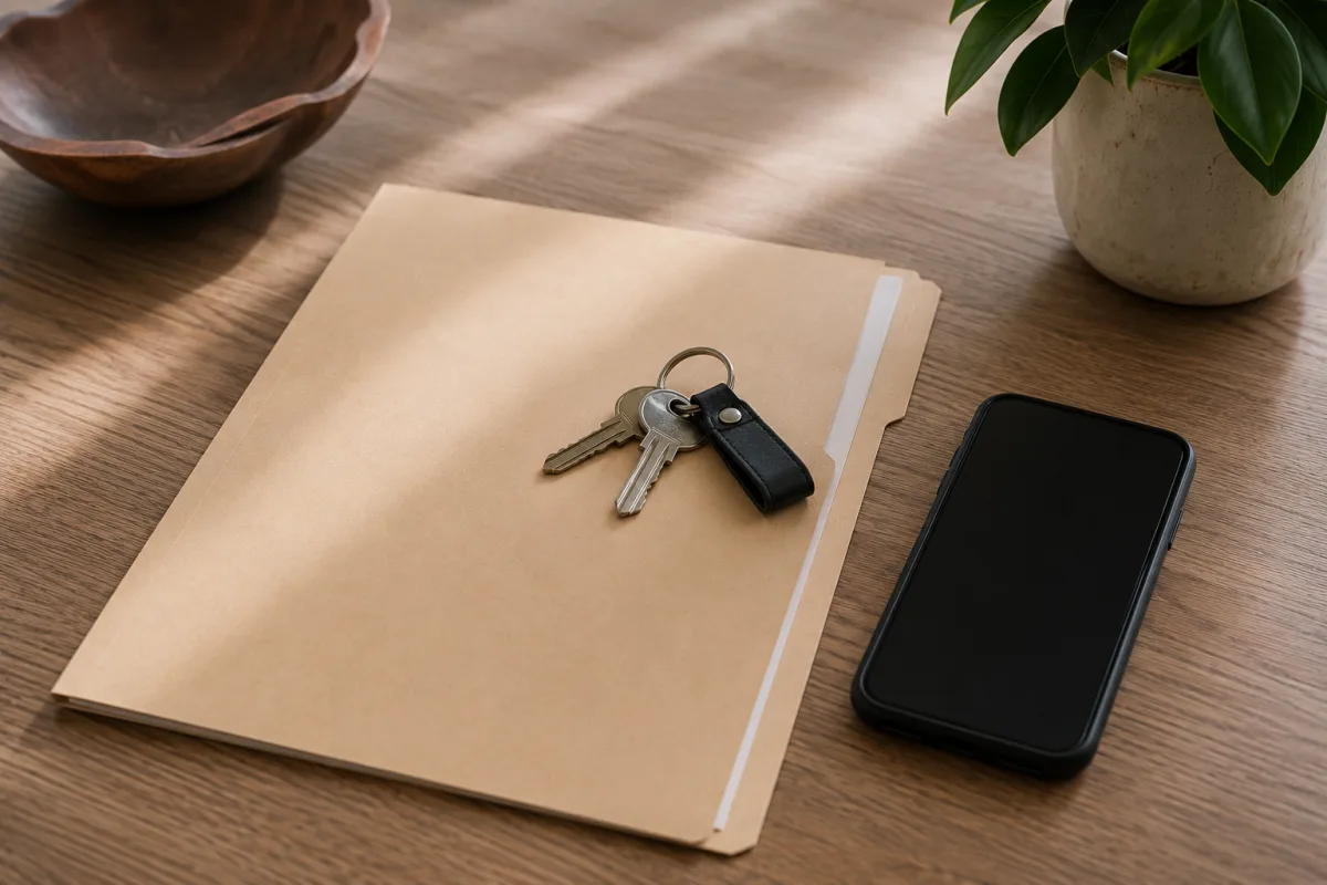 Safety planning folder