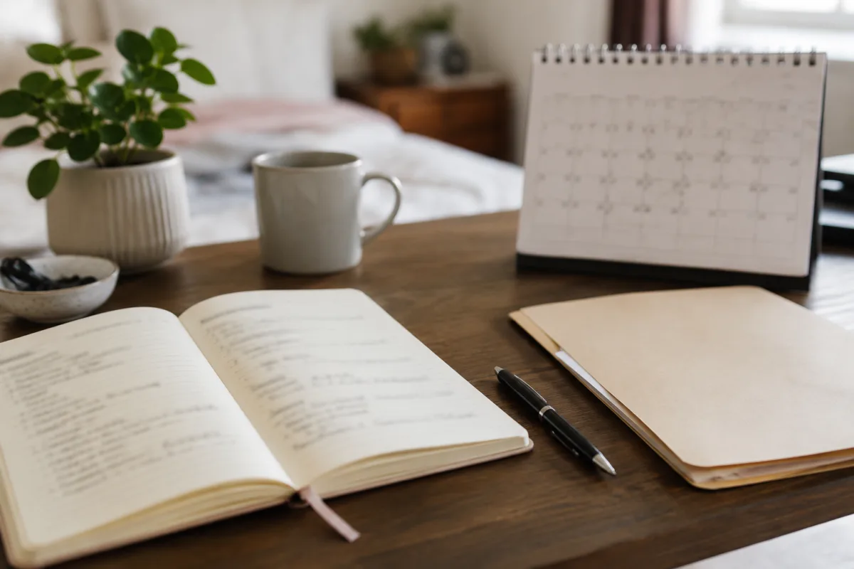 Men's health symptom notes and appointment preparation