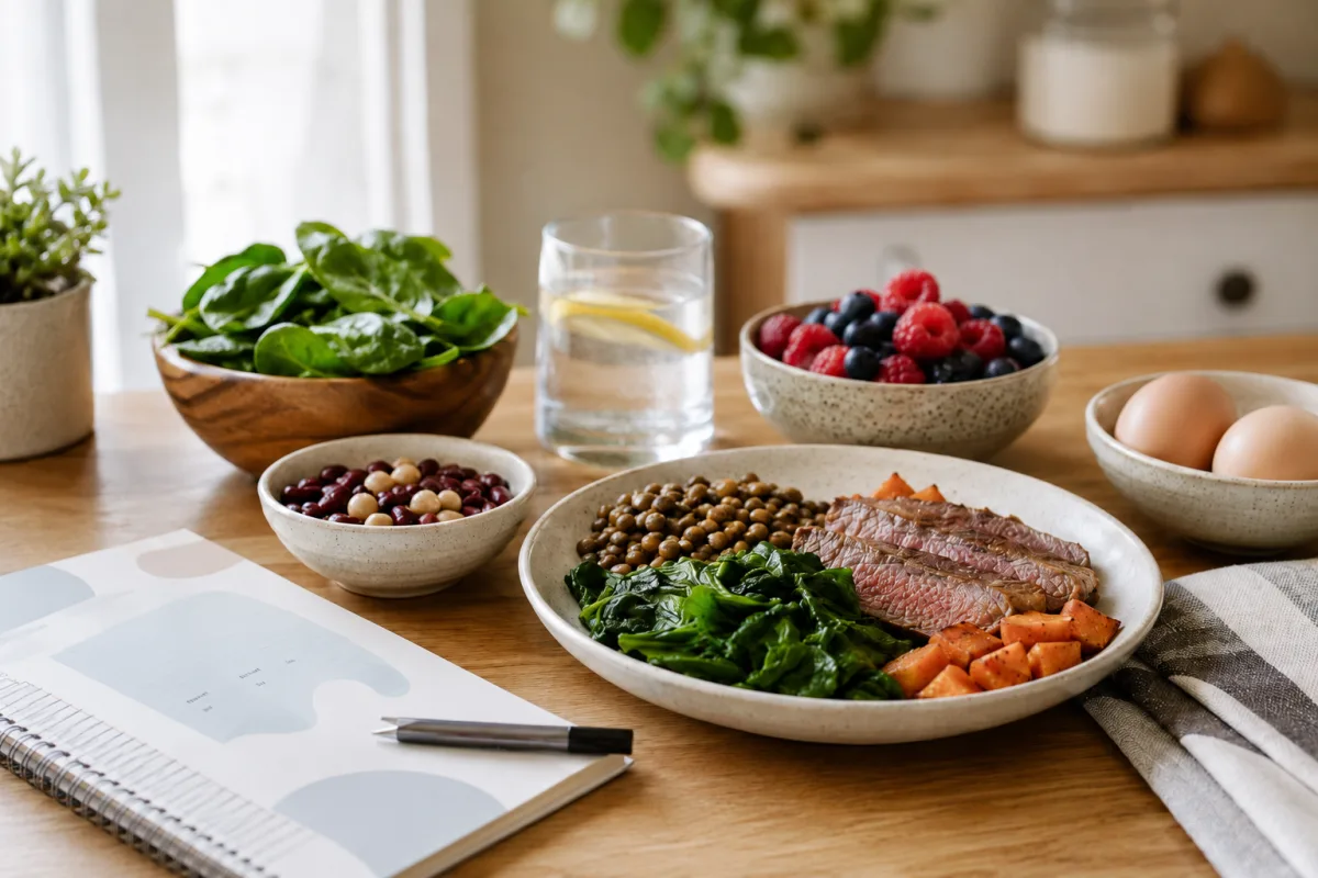 pregnancy fatigue food and iron