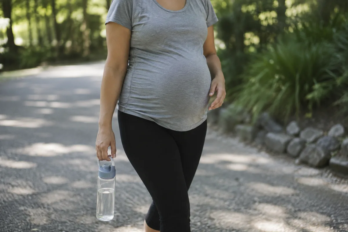 gentle walk during pregnancy fatigue