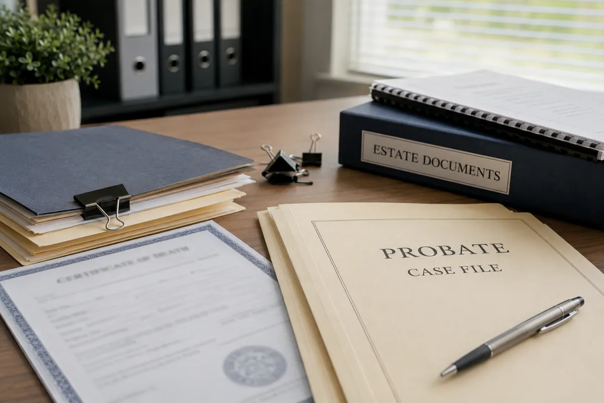 Probate filing documents