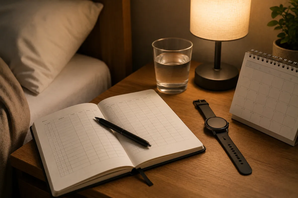 sleep diary actigraphy notes
