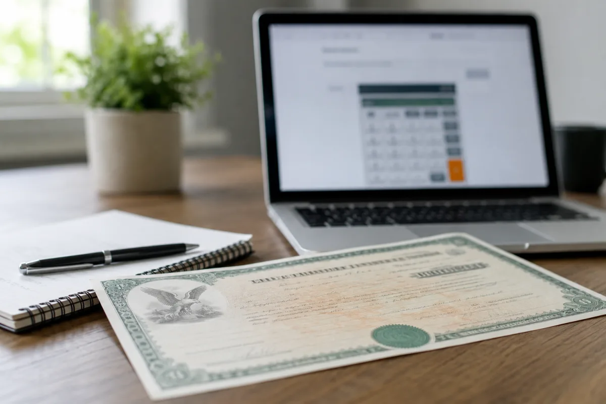 Paper savings bond details entered into official calculator
