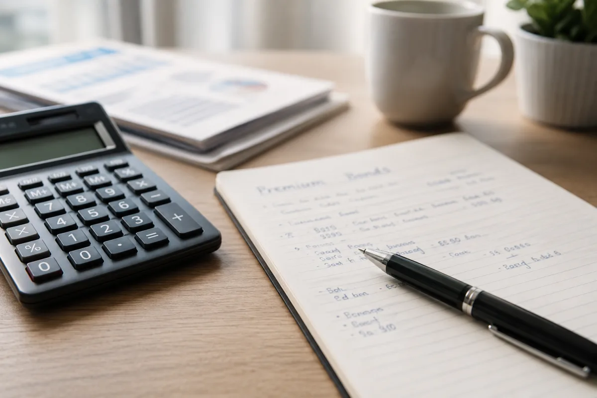 Premium Bonds value notes