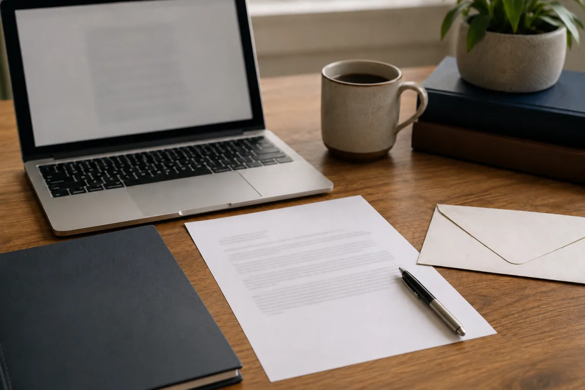 Written notice prepared to change probate lawyer