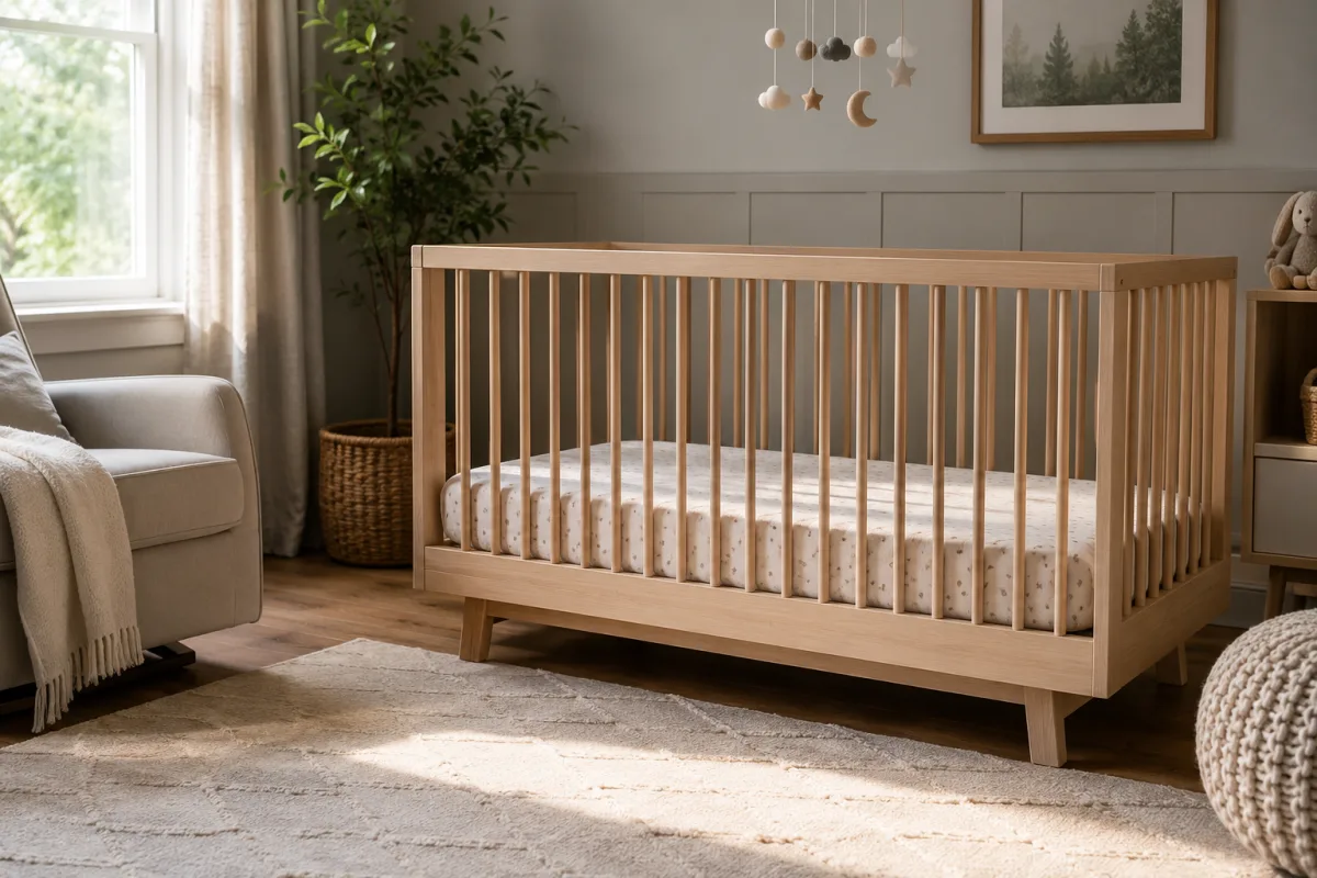 Newborn safe sleep setup