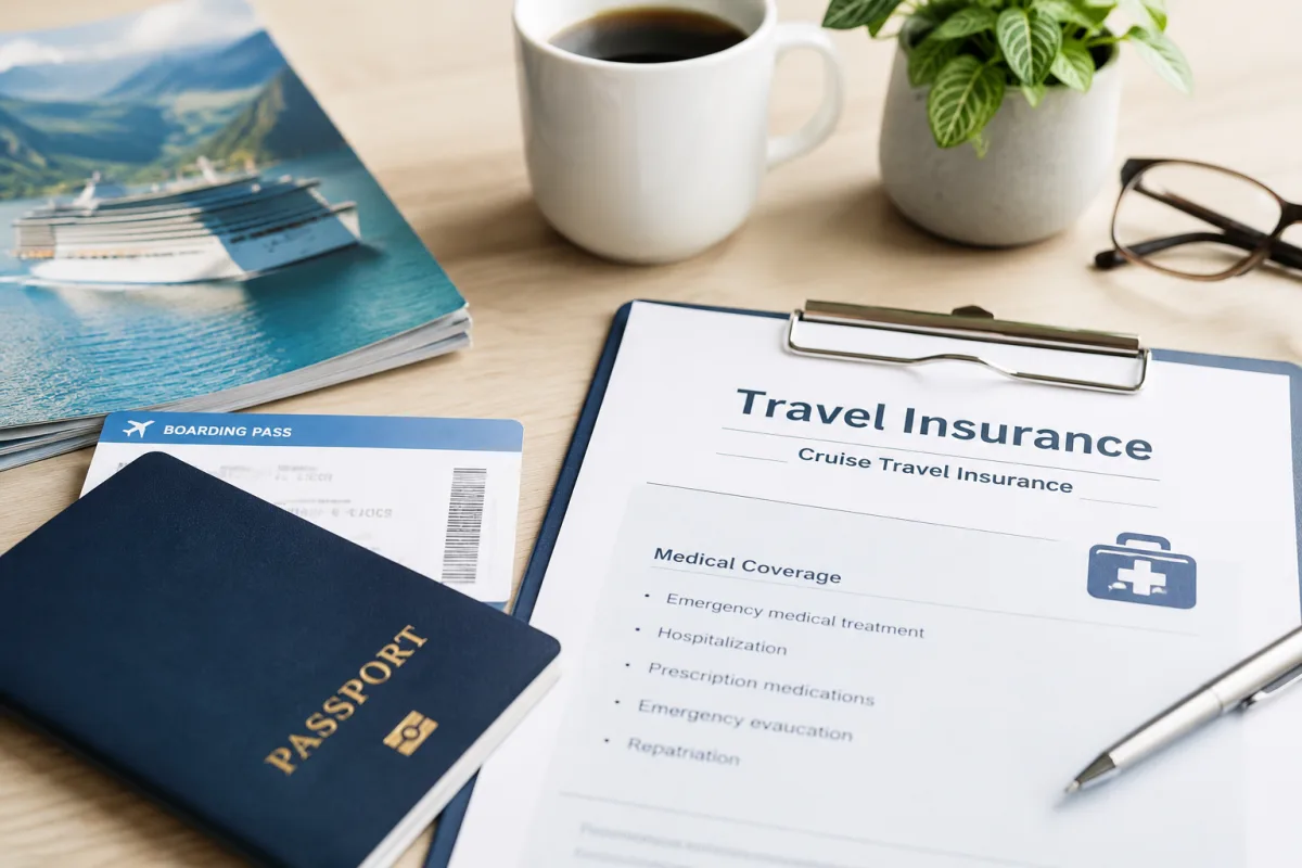 Cruise medical insurance notes