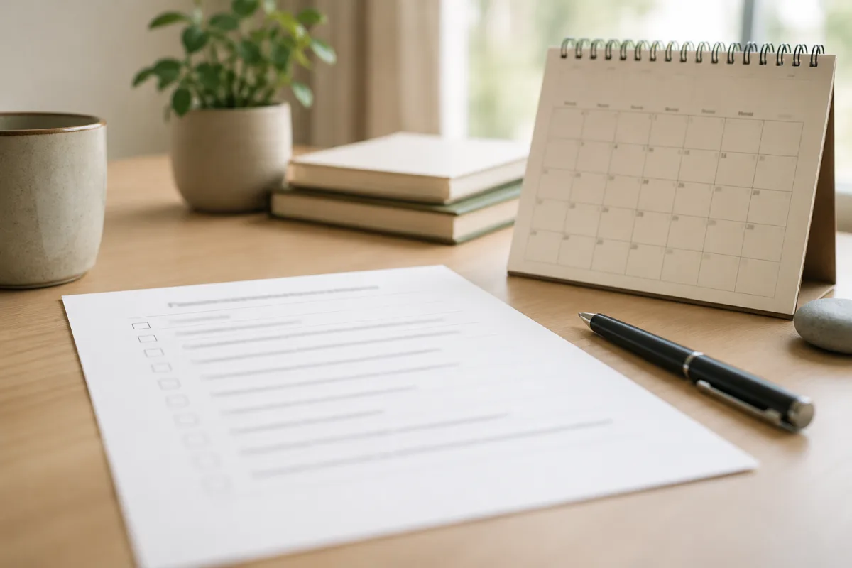 Behavior experiment planning notes