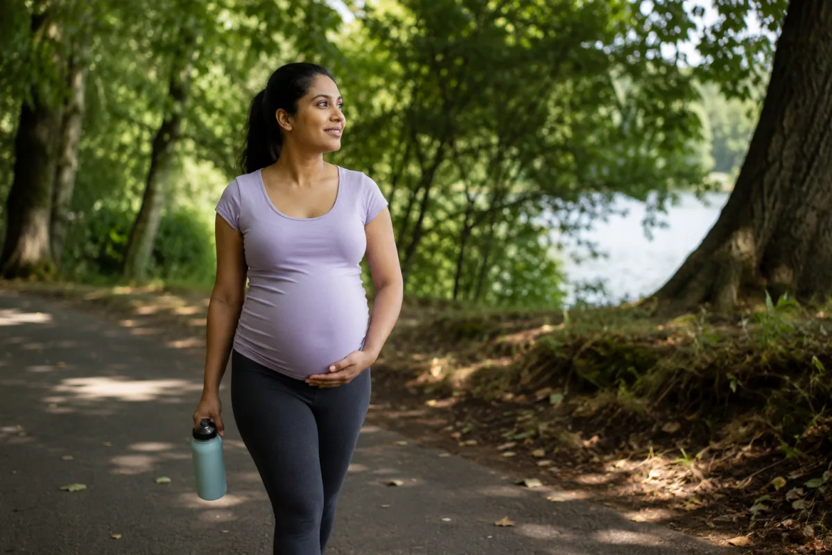 pregnancy walking fitness