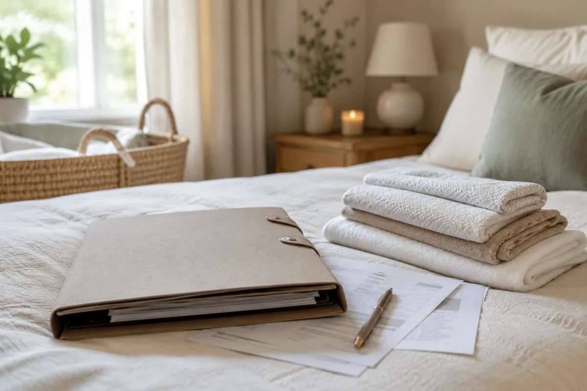 Home birth care planning notes