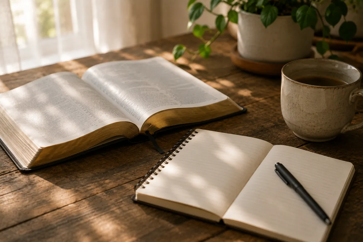 Christian reflection Bible journal