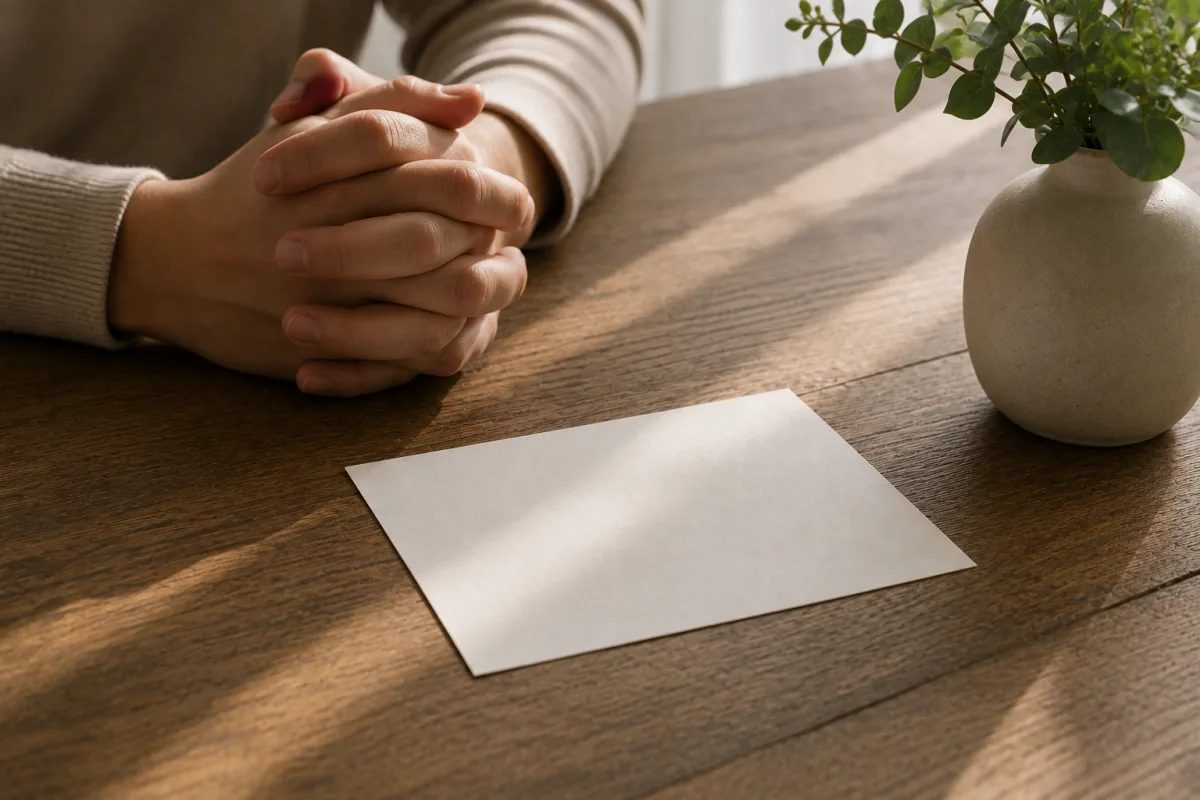 Prayer and next step planning