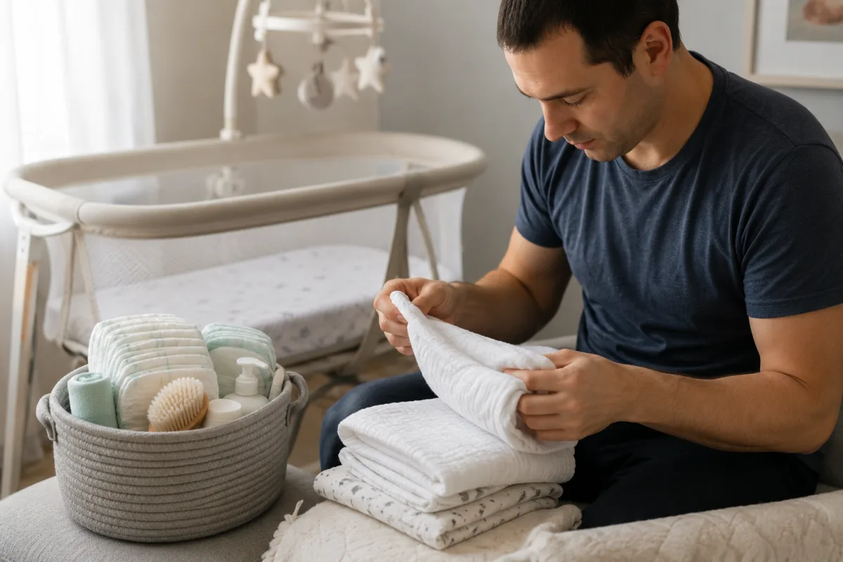 new dad daily care routine