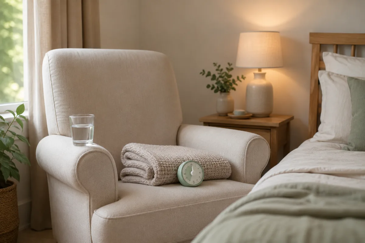 Water and rest setup for pregnancy contractions