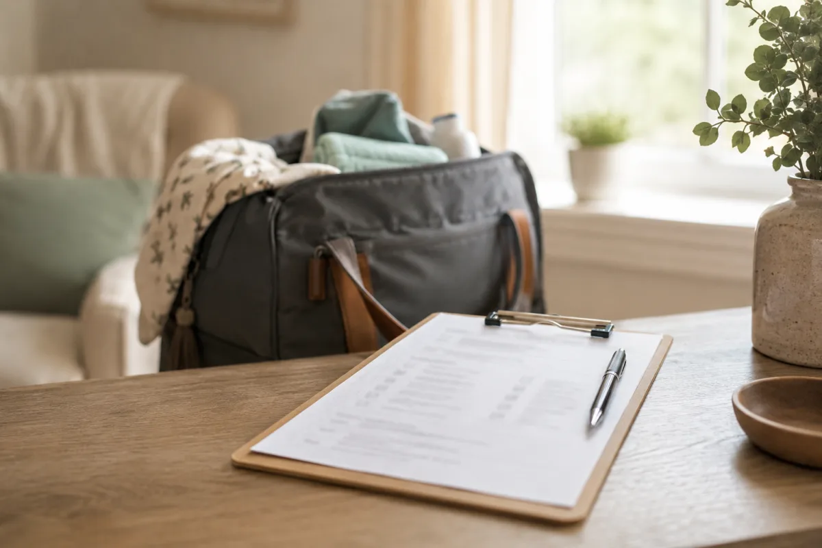 Partner support notes for contractions