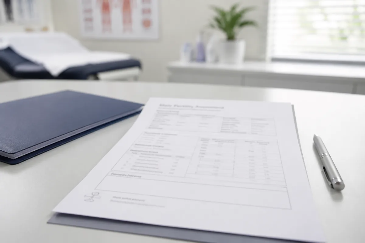 Semen analysis fertility appointment notes