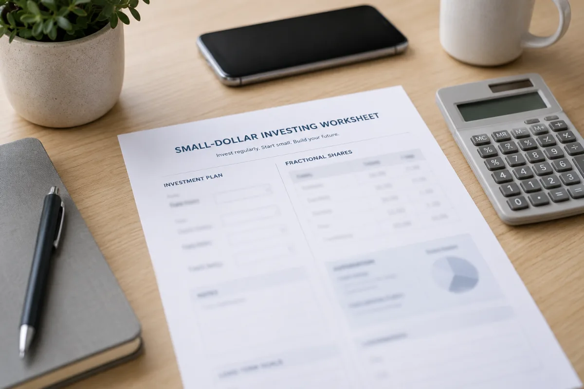 Fractional share investing setup