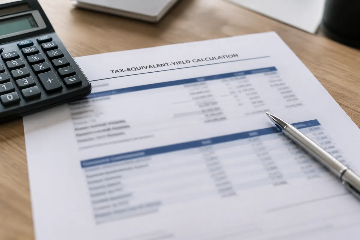 Tax equivalent yield notes