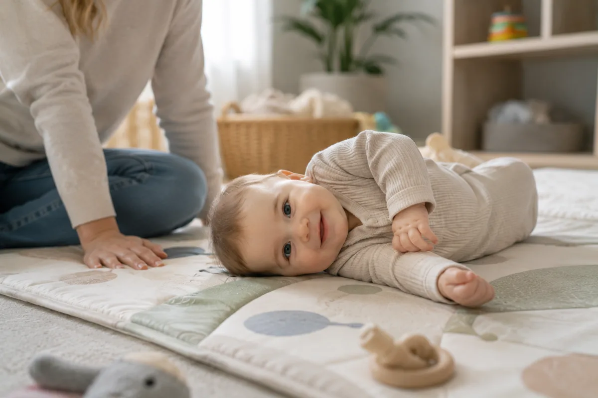 baby rolling signs stop swaddling