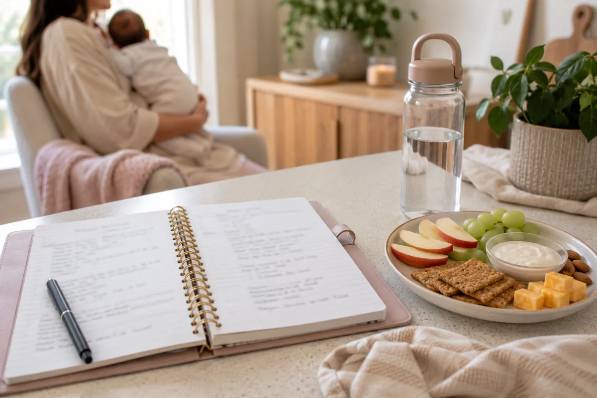 Breastfeeding meal planning