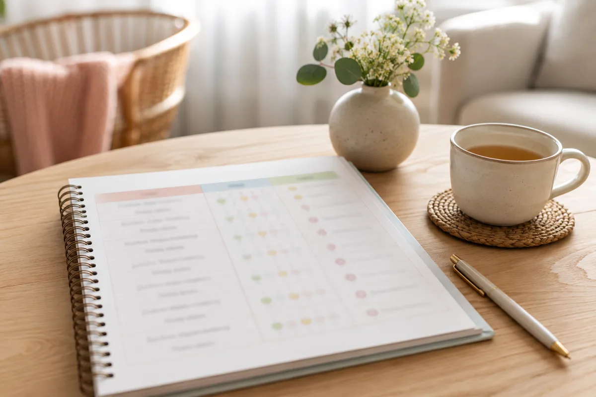 Gentle postpartum tracking