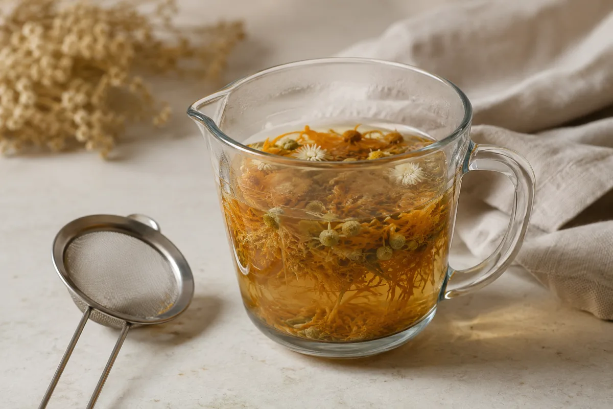 Herbal infusion for postpartum bath