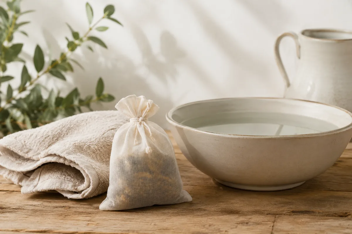Gentle postpartum herb bath ingredients