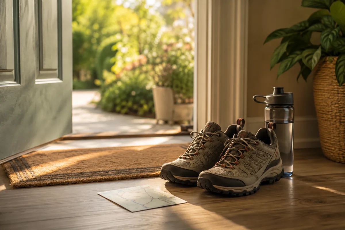 Walking habit setup
