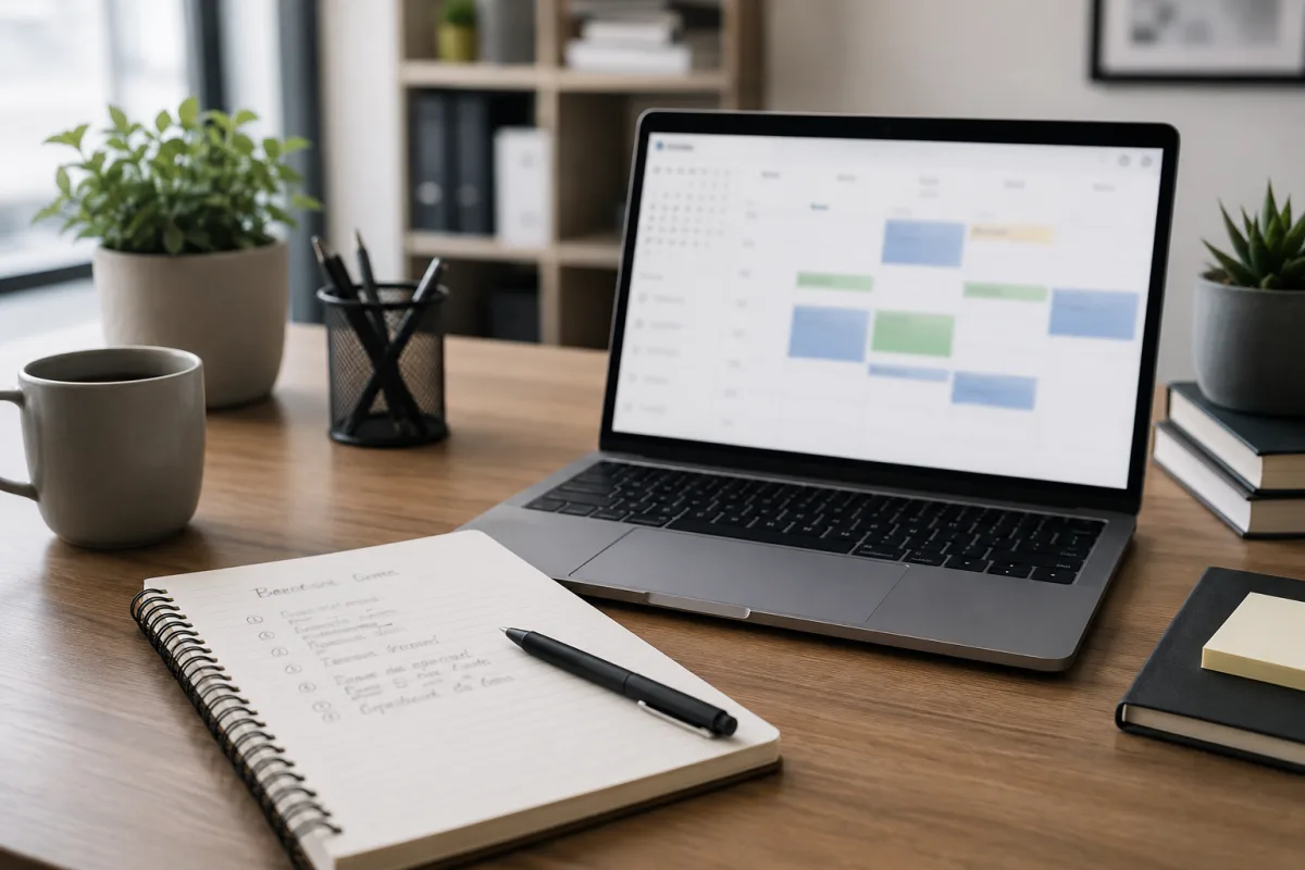 Calendar boundaries for work anxiety