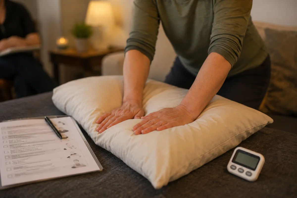 Counterpressure plan for labor support person
