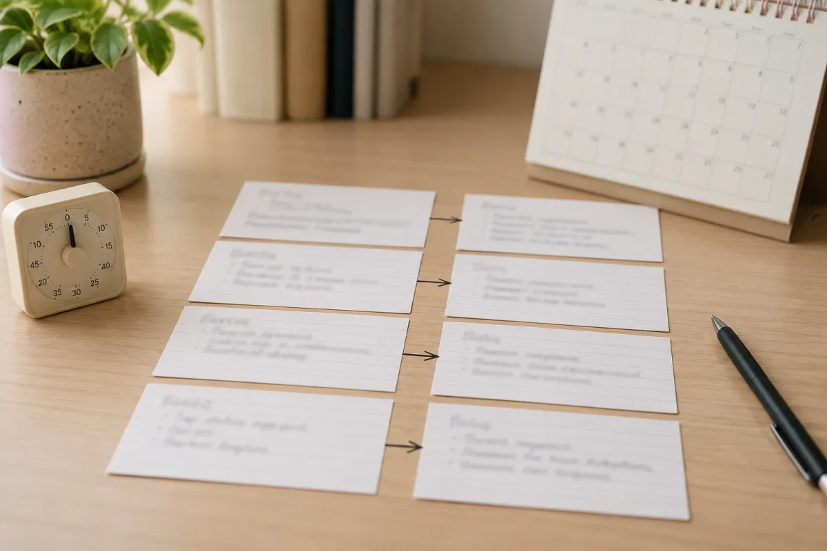 If then planning cards