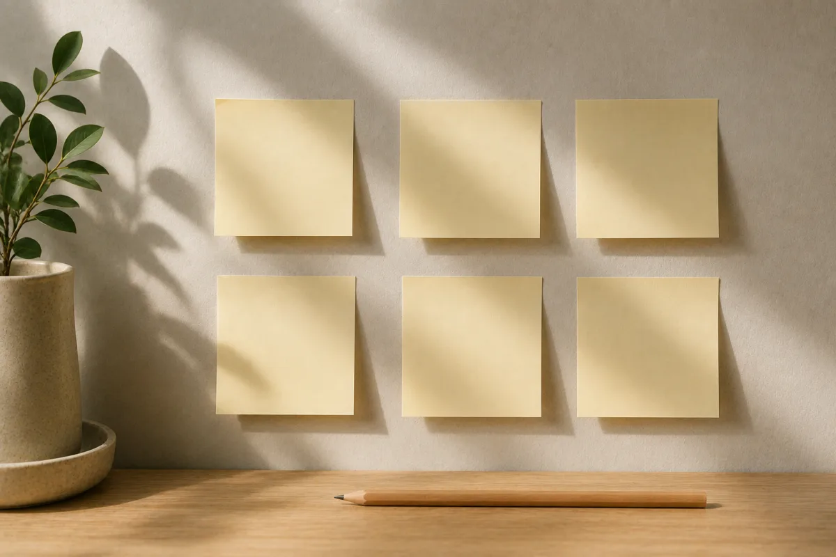 Creative small wins board