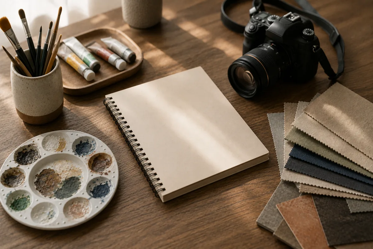 Creative play session materials